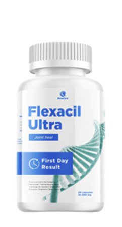 Envase original de Flexacil Ultra: 30 cápsulas de 400 mg para el cuidado de las articulaciones